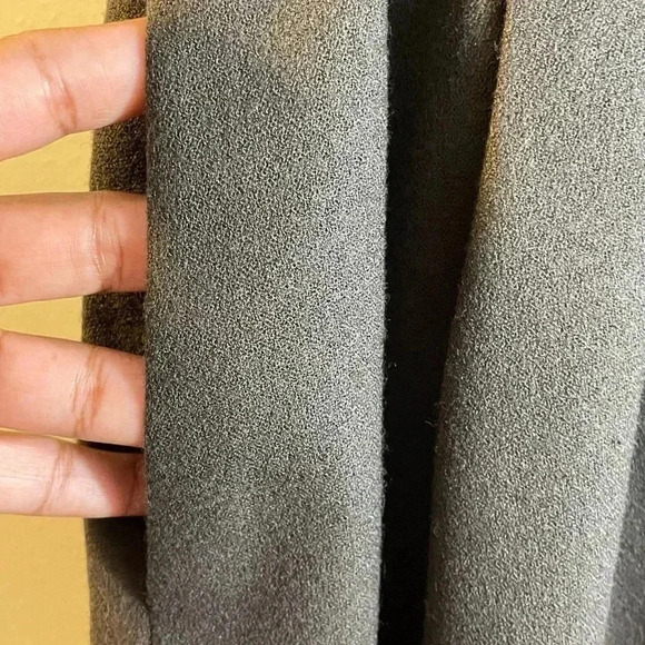 Evan Picone 10P Petite Olive Green 2 Pc Wool Suit Knee Skirt Suit & Belt USA Vtg - Picture 14 of 16